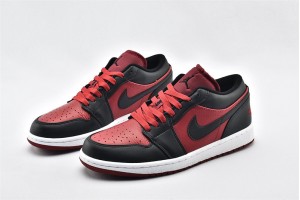 Air Jordan 1 Retro Low Gym Red 553558 610 Womens And Mens Shoes  